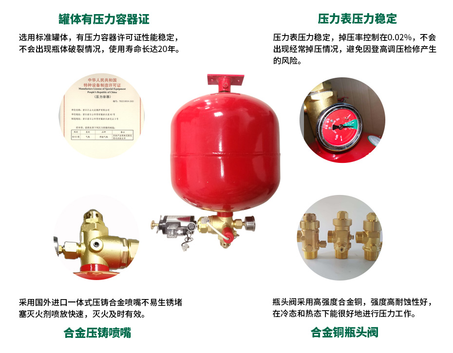 電磁式懸掛式七氟丙烷滅火裝置優(yōu)勢