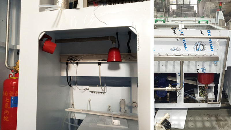 超聲波清洗機自動滅火裝置