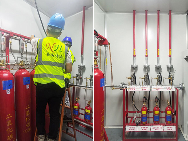 噴涂房氣體滅火系統(tǒng)裝置安裝
