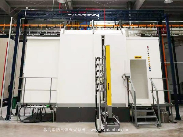 工業(yè)涂裝噴漆生產(chǎn)線氣體消防系統(tǒng)