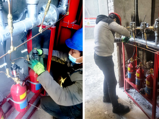 煤粉倉自動滅火系統(tǒng)裝置安裝圖