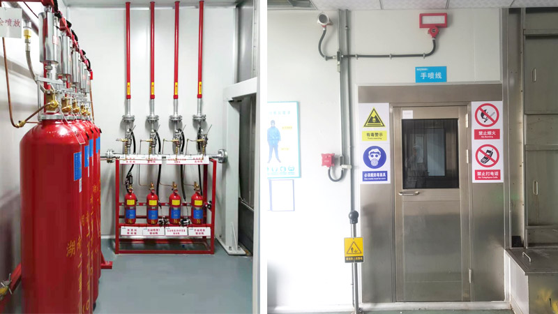 汽車(chē)噴漆生產(chǎn)線(xiàn)氣體滅火系統(tǒng)