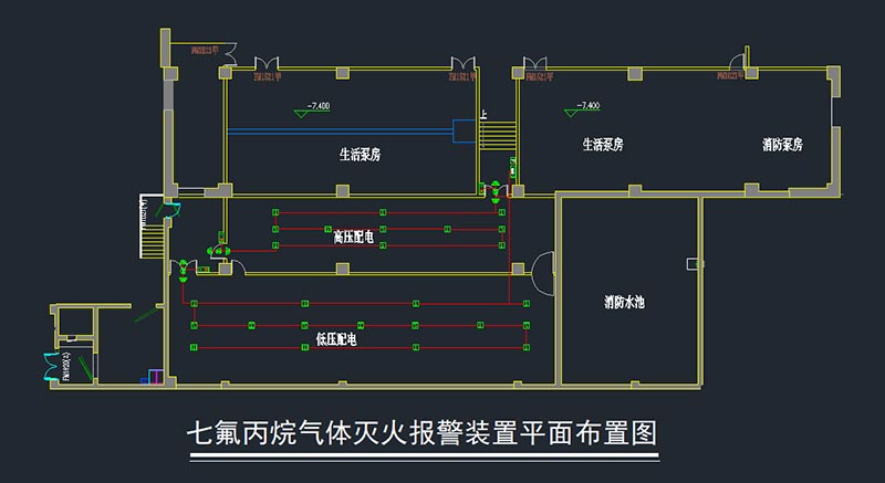 配電室氣體滅火設(shè)計(jì)方案