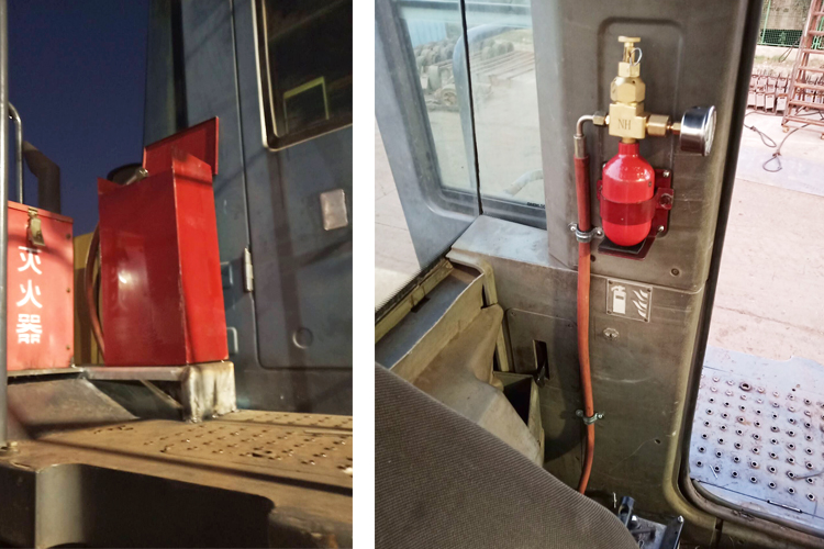 煤礦礦用車輛自動滅火裝置2